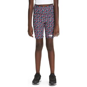 شورت الدراجة للفتيات من THE NORTH FACE، طباعة الخشخاش الأسود TNF، مقاس XX-Small in Kuwait