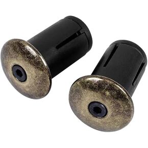 Bike Handlebar End Plugs - Expanding, Adjustable Handlebar Bike Bar Ends for Mountain, Road, BMX, MTB Bicycle - 2 Set Plug or Cap for Bike Bars (Free Installation Tools