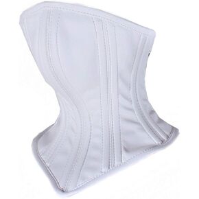 Leather Face & Neck Mask,Integrated Strap-on Soft and breathable PU Head Mask