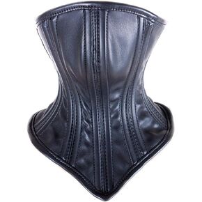 Leather Face & Neck Mask,Integrated Strap-on Soft and breathable PU Head Mask in Kuwait