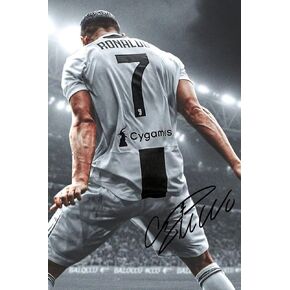 YHSGY Soccer Star Canvas Poster unframed 08x12 Inches Bedroom Wall Canvas Wall Poster Inspirational posters for room aesthetic