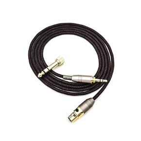 Replacement Cable for AKG Q701 / K240 / K240S / K240MK II / K702 / K271s / K141 / K171 / K181 / K271 MKII/Pioneer HDJ-200 Headphones Audio Upgrade HiFi 4ft
