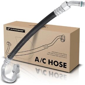 A-Premium A/C Suction Line Hose Assembly Compatible with Honda Civic CRX 1988-1991 1.5L 1.6L, Compressor to Evap