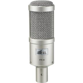 Heil PR 40 Dynamic Microphone for Streaming, Podcast, Recording, and Broadcast, XLR Microphone for Live Music, Wide Frequency Response, Smooth Sound, Superior Rear Noise Rejection - Black & Gold