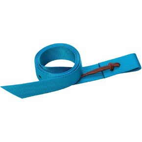 Weaver Leather Nylon Tie Strap with Holes, 1-3/4" x 60", Hurricane Blue