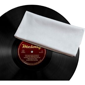 Record Cleaning Cloth, 15''x15'' Big Size 5 Pack Anti-Static Microfiber Lint Free Cleaner for LP Vinyl Record, Glasses,TV Screen, Laptop