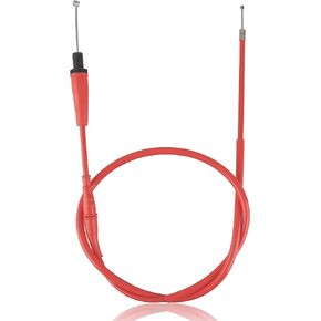 nibbi Throttle Cable,46" Go Kart Throttle Cable,Universal Motorcycle Throttle Cable for Dirt Pit Bike Mini Bike Motocross125 150 Moped - Orange