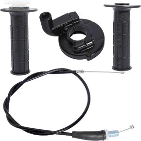 Throttle Cable Twist Handle Grip Handlebar Compatible with Yamaha RT1 RT100 TTR110 TTR110E TTR125 TTR225 TTR90 TW200 TZ250 TZ350 U5 XT125 YA6 YDS1 YG1 YJ1 YL1 YM1 YZ100 YZ125 YZ85 YZF R6 R6S R7