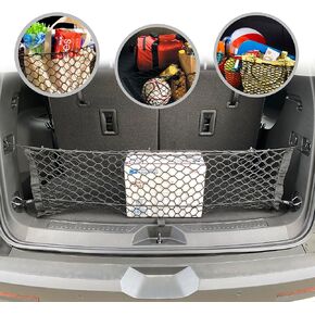 Envelope Style Automotive Elastic Trunk Mesh Cargo Net for GMC Acadia Accessories 2016-2023 - Premium Trunk Organizers and Storage - Luggage Net for SUV - Best Car Organizer for GMC Acadia