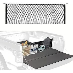 Bed Tailgate Cargo Net Compatible with 2019 2020 2021 2022 2023 2024 Dodge Ram 1500 2500 3500