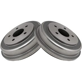 TRQ Rear Brake Drum Pair Set for 2007-2010 Chevy Cobalt / 2007-2008 Pontiac G5 / 2006-2008 Chevy HHR / 2005-2007 Chevy Malibu