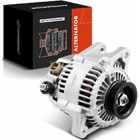 A-Premium Alternator Compatible with Toyota Yaris 2006 2007 2008 2009 2010 2011 2012 2013 2014 2015 L4 1.5L, 12V 80A CW 4-Groove Pulley, Replace# 1042108180, 104210840