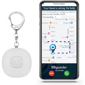 إنذار أمان شخصي ذكي 7 في 1، صفارة إنذار 130 ديسيبل، إخطار جهة الاتصال في حالات الطوارئ عن طريق البريد الإلكتروني والرسائل النصية القصيرة والمكالمات الهاتفية مع موقع GPS وتسجيل صوتي، مكتشف المفاتيح، مكافحة فقدان الهاتف، إنذار مؤقت للعد التنازلي أكوا in Kuwait