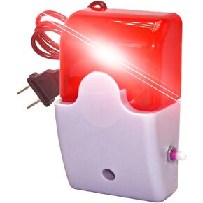 Power Outage Failure Cut Loss Alarm，Power Failure Sound and Light Alarm Sensor Alert with Flash Light,0-120Db Siren Alarm Sound Can Be Adjusted ((Included 9V Battery) (1)