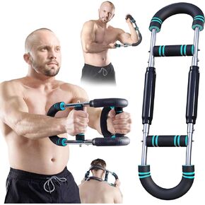 جهاز تمرين الذراع الملتوي، موسع الصدر القابل للتعديل، العضلة ذات الرأسين، ثلاثية الرؤوس، الساعد، الفخذين الداخليين وعضلات الكتف، جهاز تدريب قوة الجزء العلوي من الجسم (66 رطل) in Kuwait