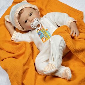 Paradise Galleries® Realistic Reborn Gender Neutral Doll Collectibles, Michelle Fagan Designer's Doll Collections Birthday Gift with 5-Piece Accessories - Be Kind to Nature