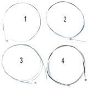 Full Set Size 4/4 Violin Strings Set Ball End Carbon Steel Nickel Alloy Wound