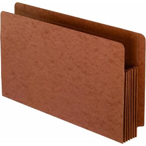 Pendaflex Heavy Duty End Tab Expanding File Pocket, 5.25-Inch Expansion, Legal, 10/Box, Red