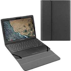 حافظة Fintie Sleeve لجهاز Samsung Chromebook 4 XE310XBA مقاس 11.6 بوصة - غطاء حافظة من جلد البولي يوريثان الفاخر متوافق مع Samsung Chromebook 3 XE500C13 وChromebook 2 XE503C12/XE500C12، أسود