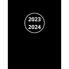 A4 Academic Diary 2023-2024: Daily Teacher Planner and Lesson Plan Record Book from july 2023 to june 2024, Large teacher lesson planner 2023 2024 (with black cover) in Kuwait