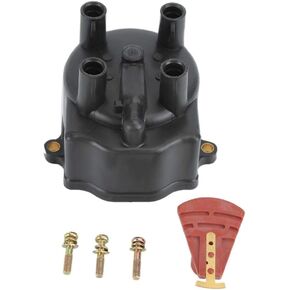 Distributor Cap, Akozon ABS Car Distributor Cap Replacement Accessory 19101-11060 ​Fit for AVENSIS (_T22_) 1.6 (AT220_) 4A-FE 1587 74 4 Saloon 1997-2000