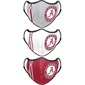 FOCO Alabama Crimson Tide NCAA Sport 3 عبوات من أغطية الوجه in Kuwait