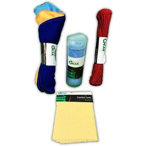 Amazing 13-Piece Car Cleaning Kit with Shammy, Shop Towels, Microfiber Towels and Streakless Towels