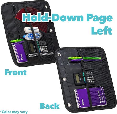 كيس إت مونسترز The Sidekick Zipper Binder، 5 - ملف موسع ملون، أكوا in Kuwait
