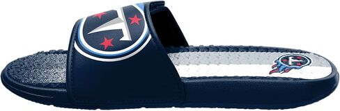 FOCO Tennessee Titans NFL Mens Team Stripe Gel Slide - L in Saudi Arabia