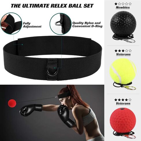 Odoland 3.28/4FT Punching Bag Unfilled Set for Adult Men and Women, Kick Heavy Boxing Bag with 12OZ Boxing Punching Gloves, Hand Wraps, 3 Reflex Ball Set, Jumping Rope MMA, Muay Thai in Saudi Arabia