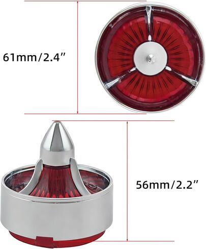 FATECIM 2X بدوره إشارة ضوء التوربينات استبدال عدسات الدخان يغطي ل Softail شارع الطريق الإنزلاق فات بوي سبورتستر داينا دراجات فاخرة المفاجئة على repl. OEM # 68973-00 إطار من الكروم in Kuwait