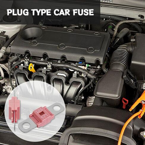 AMI/Midi Fuse 125A High Current Bolt-on Fuse 125 Amp للسيارات والحافلات والشاحنات والقوافل ومركبات البناء (حزمة من 3) in Saudi Arabia