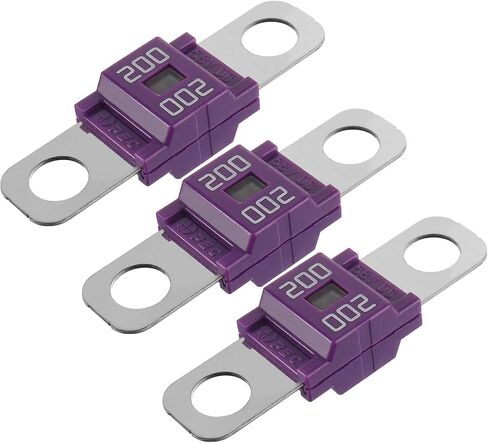 AMI/Midi Fuse 125A High Current Bolt-on Fuse 125 Amp للسيارات والحافلات والشاحنات والقوافل ومركبات البناء (حزمة من 3) in Saudi Arabia