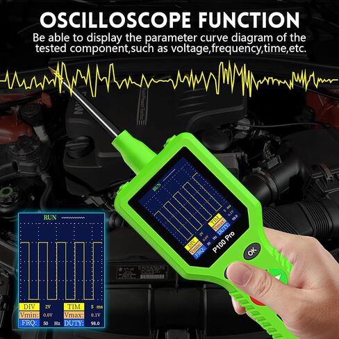P100 Pro Power Circuit Probe Kit - Automotive Digital Multimeter Tester, Oscilloscope, and Circuit Breaker Finder - 9-30V Electric Tester Tool for Cars and Motorcycles in Saudi Arabia