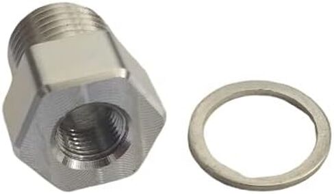 LS1performance M16 1.5 to 1/8 NPT Oil Pressure Sensor Adapter - Aluminum Sensor Thread Adapter for LS Engine Swap, LS Car Gauges Swap LS1 LM7 LR4 LQ4 LS6 L59 LQ9 LM4 L33 LS2 LH6 L92 L76 LY2 LY5 LY6 in Saudi Arabia