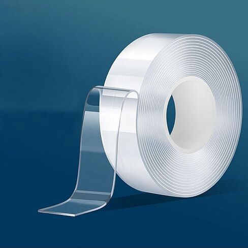 Double Sided Nano Tape Heavy Duty Alien Strong Clear Mounting Removable Stick Tape for Walls No Damage to Paint Two Sided Tape Wall Adhesive Safe Sticky Hanging Tape 1 Roll 3.3FT in Saudi Arabia