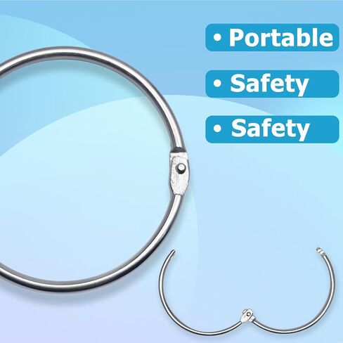 2 بوصة فضفاضة ورقة كليب حلقة كتاب حلقة بطاقة الفهرس مناسبة للمدرسة، المنزل أو المكتب، 36 جهاز كمبيوتر شخصى in Kuwait