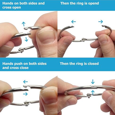 2 بوصة فضفاضة ورقة كليب حلقة كتاب حلقة بطاقة الفهرس مناسبة للمدرسة، المنزل أو المكتب، 36 جهاز كمبيوتر شخصى in Kuwait