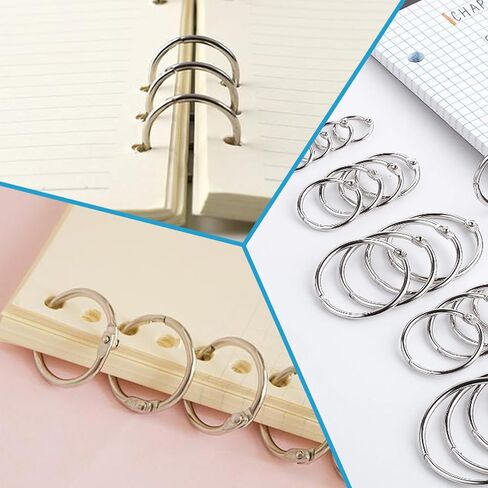 2 بوصة فضفاضة ورقة كليب حلقة كتاب حلقة بطاقة الفهرس مناسبة للمدرسة، المنزل أو المكتب، 36 جهاز كمبيوتر شخصى in Kuwait