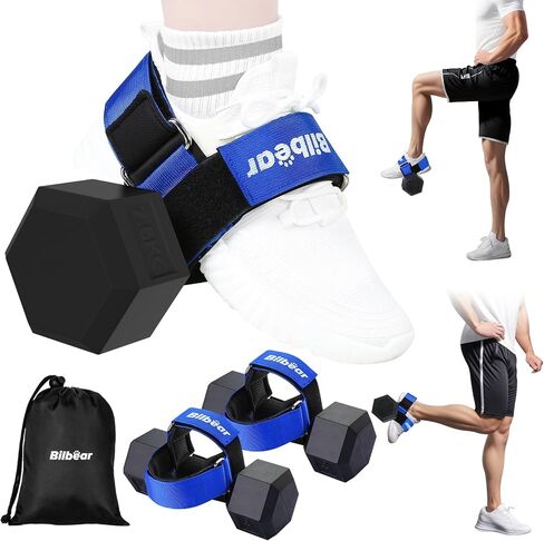 Tibialis Trainer Strap for Shin Splint Relief Exercises,Adjustable Dumbbell Foot Attachment for Hip Flexor Raises,Dumbbell Ankle Strap Relieve Leg Pain Increase Range of Motion in Saudi Arabia