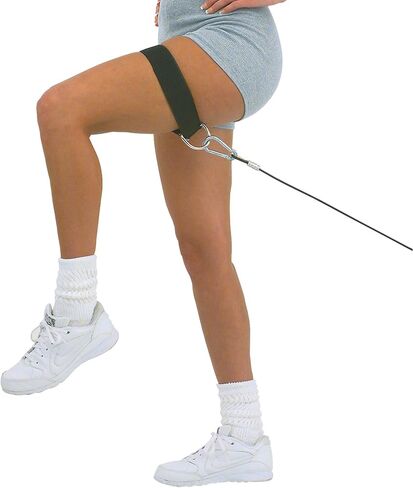 حزام الفخذ والكاحل متين مزدوج الاستخدام للتمرين - ملحق لياقة قابل للتعديل لتكييف الورك والفخذ والأرداف، مثالي لآلات الكابلات وتمارين الساق والتكييف الرياضي in Kuwait
