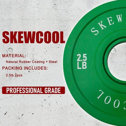 Olympic Fractional Plates 1.25LB 2.5LB 5LB Set Rubber Coated Fractional Change Plates 2-inch Color Weight Plates for Strength Training Weight Loss Sold in Pairs in Saudi Arabia
