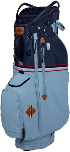 حقيبة غولف Sun Mountain Mid Stripe 14-Way Cart - N230437 - فروست/كحلي/أحمر in Saudi Arabia