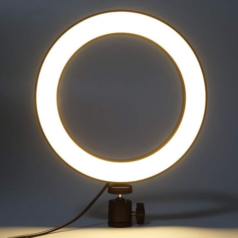 Selfie Ring Light 8-inch for YouTube Video Live Streaming Makeup Photography, Desktop USB LED Light with 3 Light Modes and 10 Brightness Level in Saudi Arabia