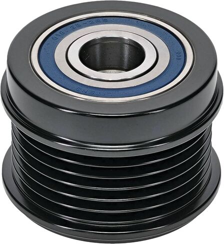 بكرة DB Electrical 206-24048 متوافقة مع/بديلة لبوش F00M591118، F00M591126، F00M599491، F00M599492، Mercedes A274-155-02-15، A274-155-03-15 2.055 بوصة Groove OD، M16 x 1.5 حجم الخيط in Kuwait