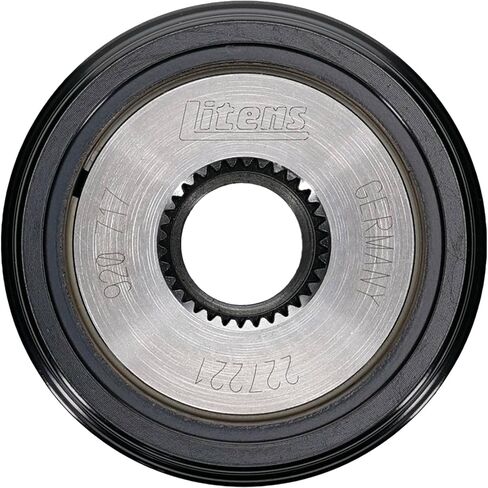 بكرة DB Electrical 206-24048 متوافقة مع/بديلة لبوش F00M591118، F00M591126، F00M599491، F00M599492، Mercedes A274-155-02-15، A274-155-03-15 2.055 بوصة Groove OD، M16 x 1.5 حجم الخيط in Kuwait