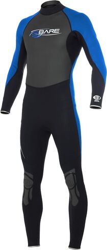 BARE 3MM Men's Velocity Ultra Wetsuit | Unique Omnired Material Woven into The Torso for Added Warmth| High Performance Full Stretch Neoprene | Comfortable | Great for Scuba Diving in Saudi Arabia