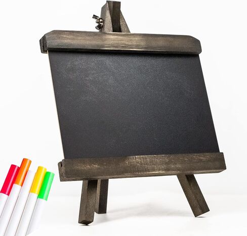 Tabletop Mini Chalkboard Signs, Restaurant Menu Sign for Catering Events, Party, Wedding,Kitchen Countertop Memo Board,Solid Pine Wood Frame Chalkboard Sign in Saudi Arabia