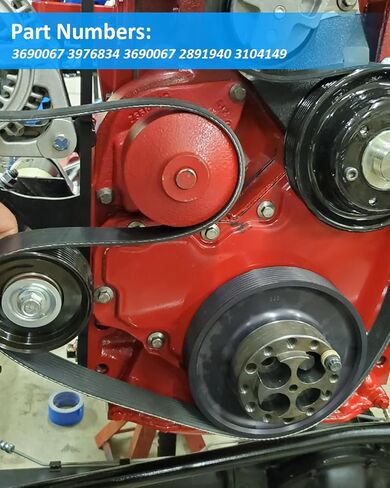 بكرة شداد الحزام 3690067 تناسب سلسلة Cummins ISX بما في ذلك X15 ISX15 QSX15 استبدال 2891940 3104149 in Kuwait