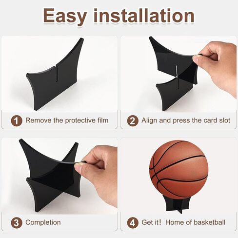 Basketball Stand Football Stand,Football Display Stand3.54"*2.56"for Football Basketball Soccer Rugby Volleyball Bonus Custom Bracelet in Saudi Arabia